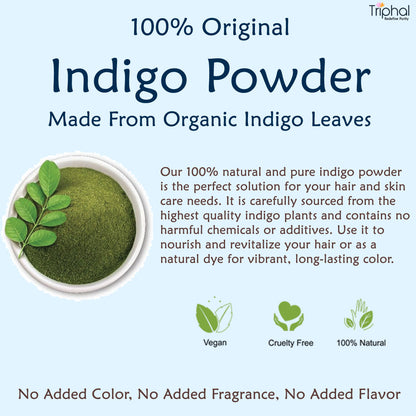 Organic Indigo, natural hair dye