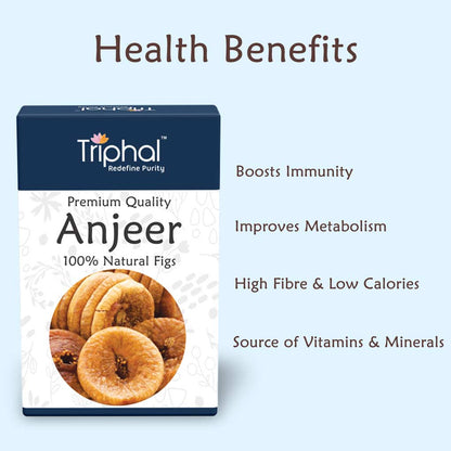 Anjeer or dry figs, showing their soft and chewy texture, brown skin, and sweet flavor. Anjeer is a healthy snack option packed with fiber, antioxidants, and essential nutrients.