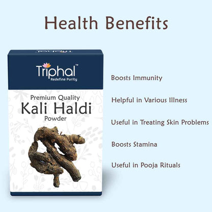 Benefits of Kali Haldi Powder - Used for remedial purposes and pooja rituals