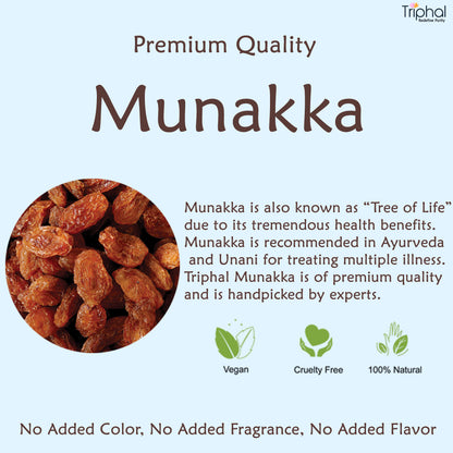 Munakka or Abjosh image by brand Triphal with its description and benefits