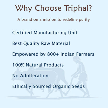 Triphal Brand Image highlighting why Triphal is a go to brand for all health and wellness requirement
